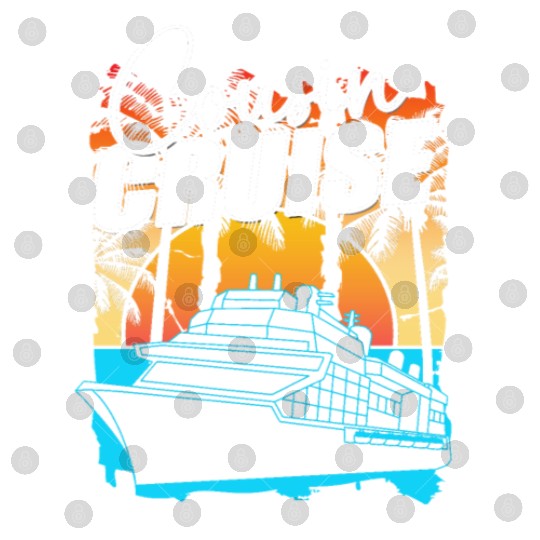 Retro Summer Tropical Beach Vacation Cousin Cruise Digital Files