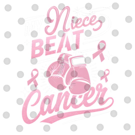 My Niece Beat Cancer Breast Cancer Awareness Digital Files