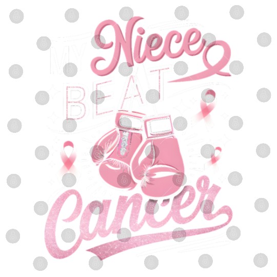 My Niece Beat Cancer Breast Cancer Awareness Digital Files