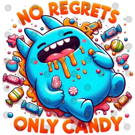 Disneyland Stitch Halloween No Regrets Only Candy Digital Files