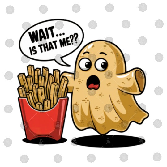 Potato Ghost Afterlife Fries Surprise Digital Files