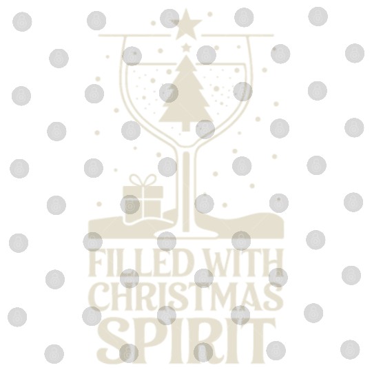 Filled With Christmas Spirit Festive Holiday Cheer Digital Files