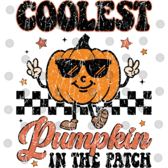 Coolest Pumpkin in Town: Spooky Season Style Digital Files