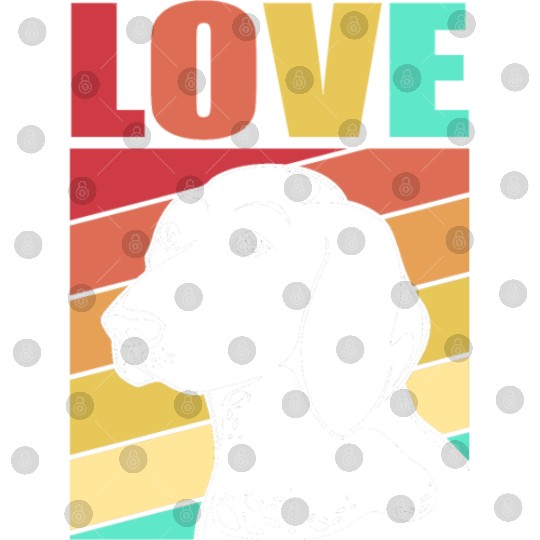 Retro German Shorthaired Pointer Dog I Love My GSP Digital Files