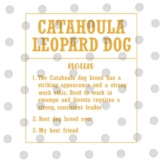 Dog Definition Dog Breed Catahoula Leopard Dog Digital Files