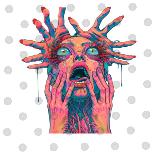 Neon Nightmare: Psychedelic Horror Art Digital Files