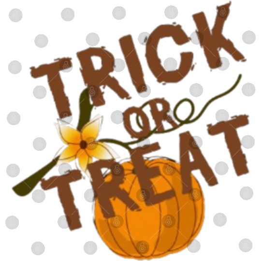 Trick Or Treat Halloween Art. Halloween  Digital Files
