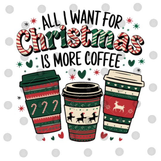 Christmas Coffee – Festive coffee design Digital Files