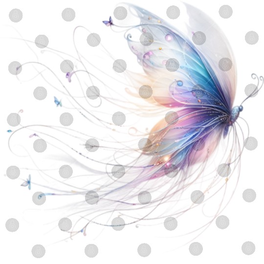 Magical Colorful Butterfly Design Digital Files
