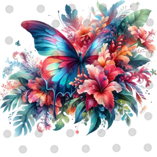 Magical Colorful Butterfly Design – Enchanting Art Digital Files