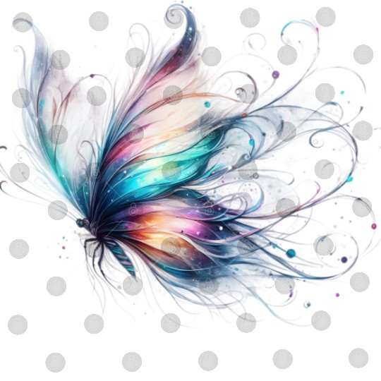Magical Colorful Butterfly Design Digital Files