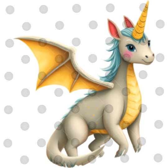 Little Sweet Unicorn Dragon Digital Files
