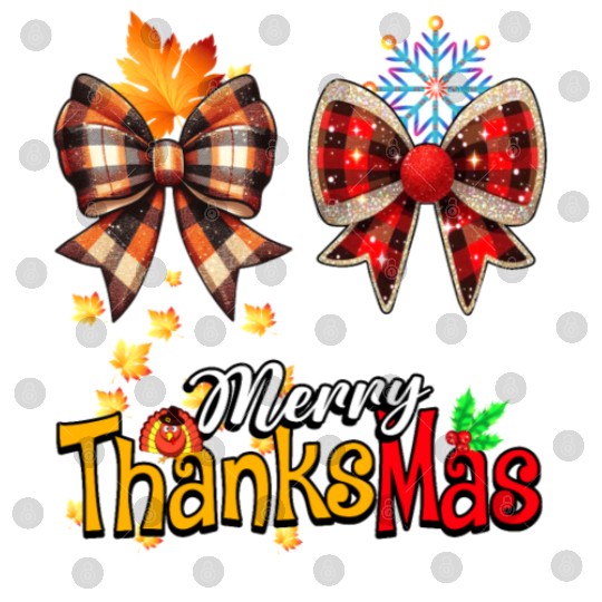 Merry Thanksmas plaid Coquette Bow Christmas Plaid Digital Files