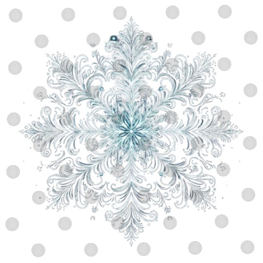 Elegant Snowflake Intricate Glow Winter 2 Digital Files