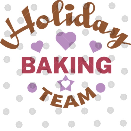 Holidays baking team Digital Files