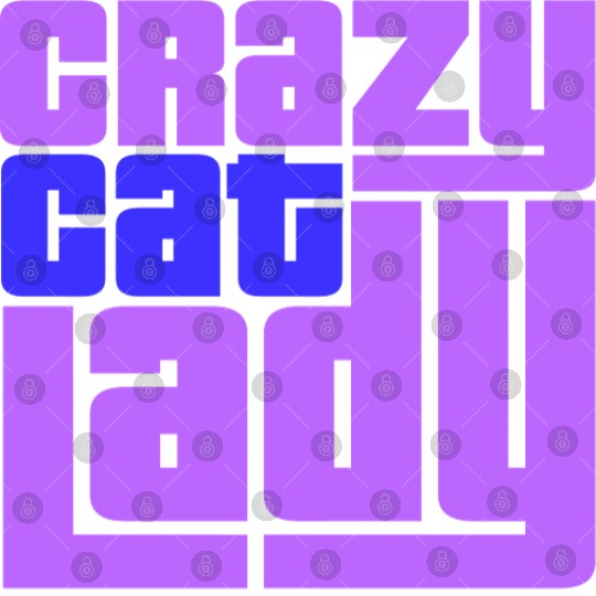 Crazy Cat Lady Text Love Saying Quote Weird Woman Digital Files