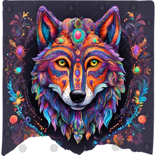 Halloween Wolf Alebrije Digital Files