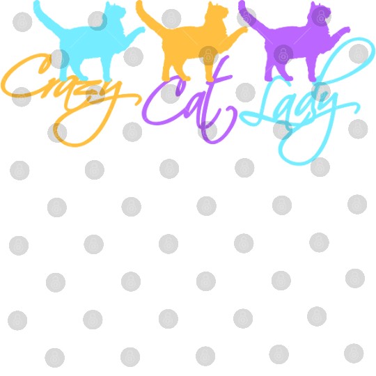 Crazy Cat Lady Text Love Saying Quote Weird Woman Digital Files