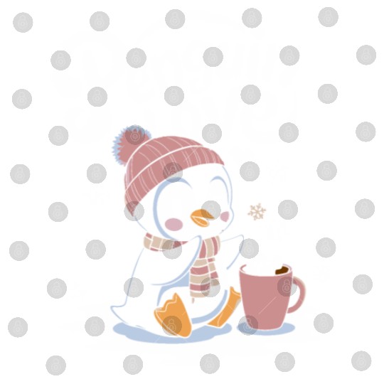 Penguin Love Winter Wonderland Cozy Vibes Digital Files
