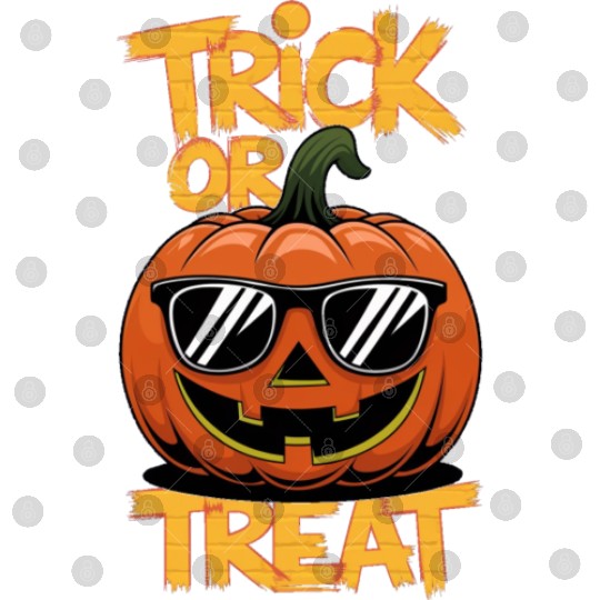 Trick or Treat Halloween Pumpkin Digital Files