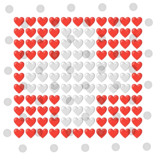 Switzerland HEARTS Flag Digital Files