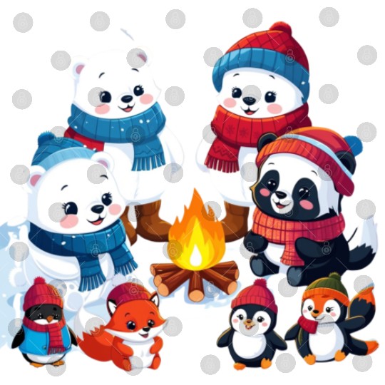 Winter Wonderland Critters Digital Files
