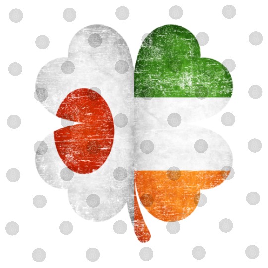 Japanese Irish Shamrock Japan Ireland Flag Digital Files