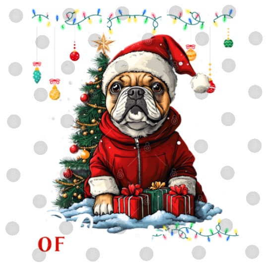 French Bulldog Christmas Tree Decoration Dog Lover Digital Files