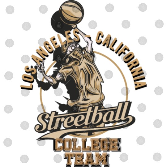 Los Angeles Streetball College Team log Digital Files