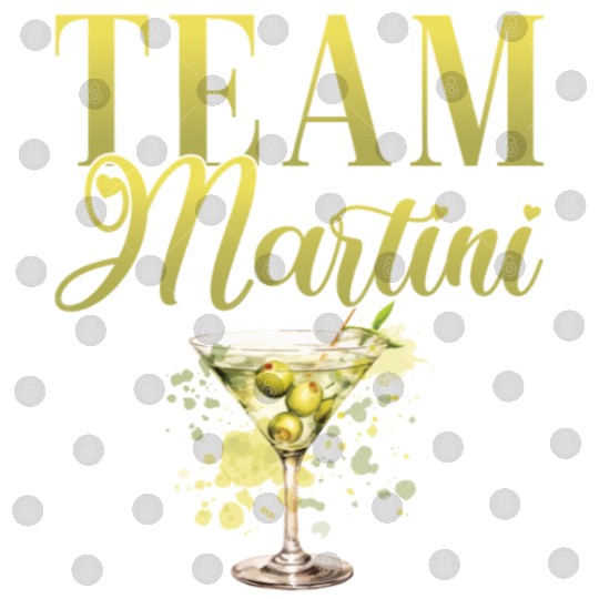 Team Martini Cocktail Bartender Digital Files