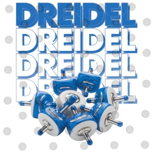 Spinning Dreidels Hanukkah Fun Digital Files