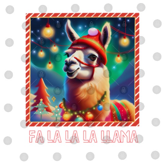 Fa La La La LLama Digital Files