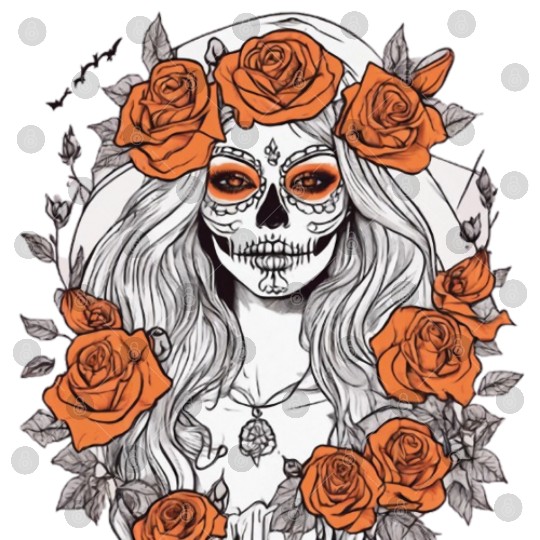 Sugar Skull Rose Queen Digital Files