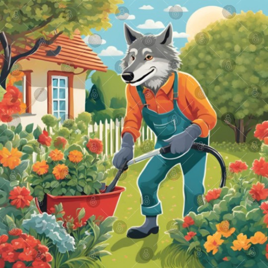 The Lone Wolf Tends His Garden Digital Files
