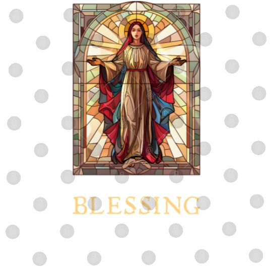 Virgin Mary Our Lady'S Blessing Digital Files