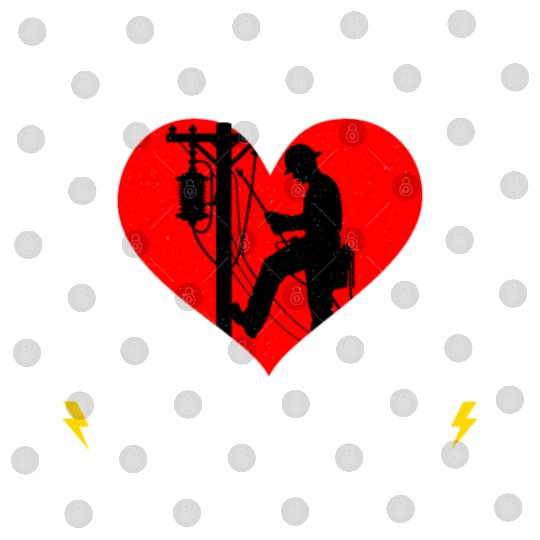 Lineman Valentine Insulator Love Humor Design Digital Files
