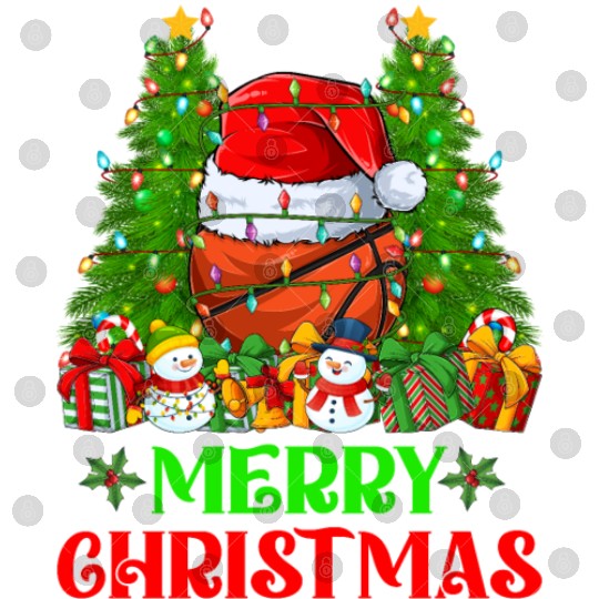 Basketball Christmas Digital Files