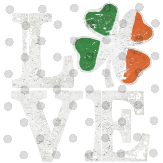 St Patricks Day Love Lucky Irish Shamrock Green Digital Files