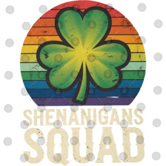 Shenanigans Squad Matching St Patricks Day Group Digital Files