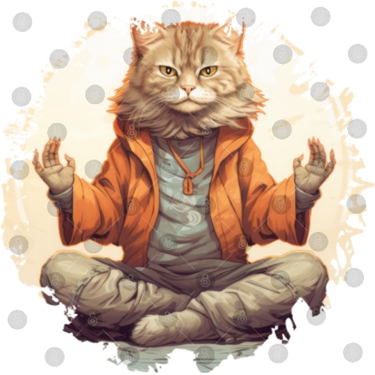 Cat Yoga / Yogi Cat Digital Files