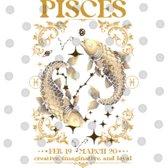 Pisces Zodiac Sign Digital Files