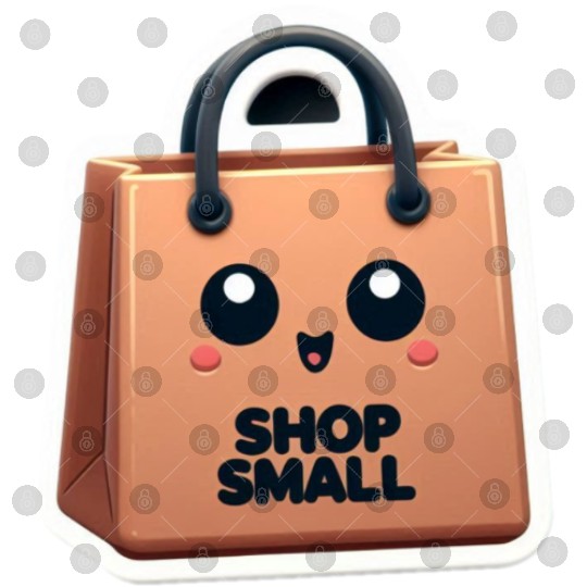 Shop Small Business Bag - Cartoon Digital Files