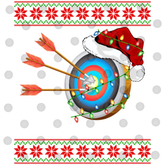 Archery Player Christmas Digital Files