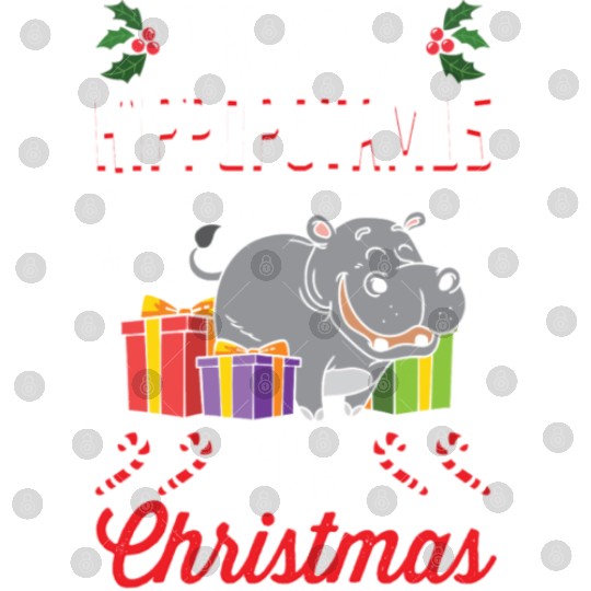 I Want A Hippopotamus For Christmas- Holidays Gift Digital Files