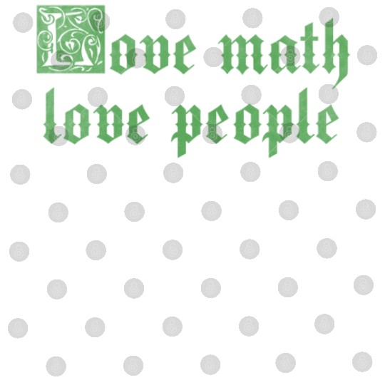 Love math love people Digital Files