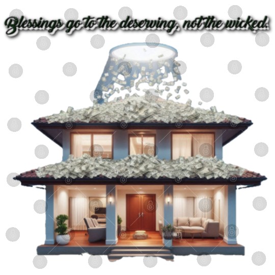 Blessings go to the deserving, not the wicked. Digital Files