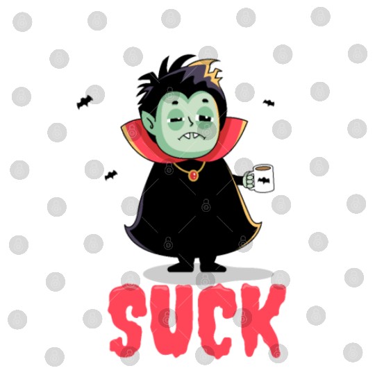 Mornings suck - Funny Dracula vampire Digital Files