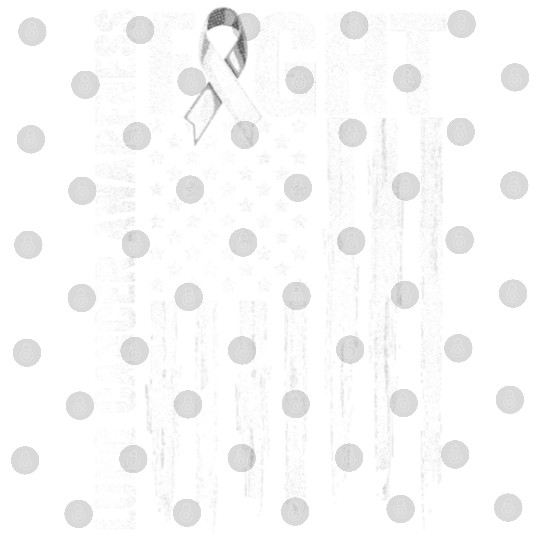 Lung Cancer Awareness White Ribbon Fight USA Flag Digital Files