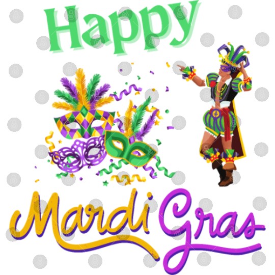 Mardi Gras Celebration Design Digital Files