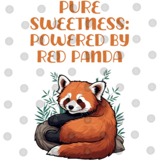 Pure Sweetness: Powered By Red Panda - Cute Animal Digital Files